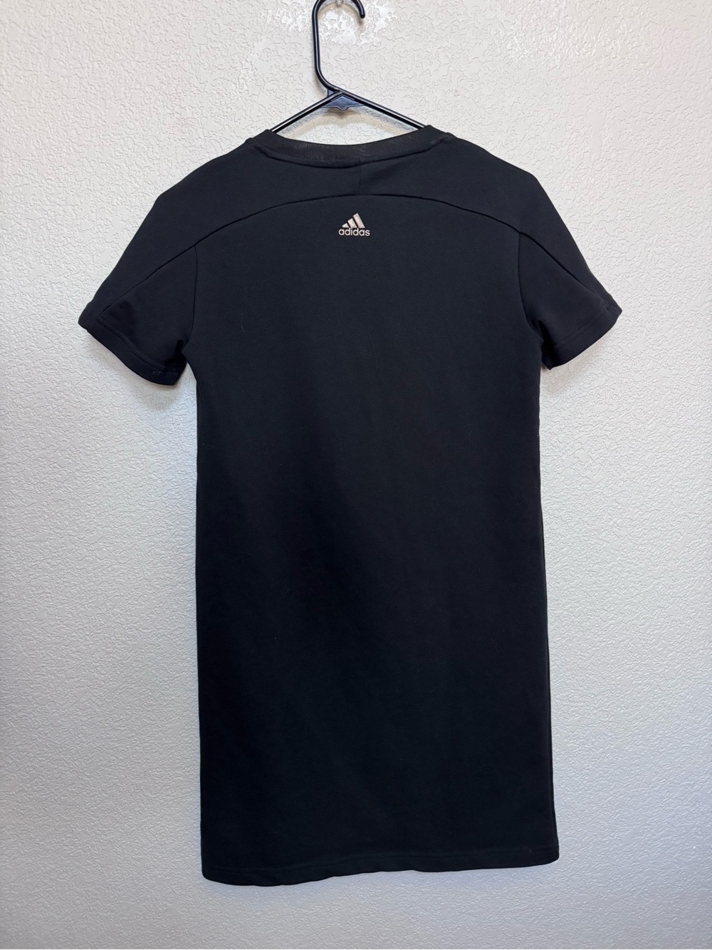 Adidas Graphic Logo Tee Shirt Dress Black Women’s XS - Picture 3 of 4
